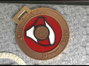 MEDALLA RIVER PLATE 3D Print Model