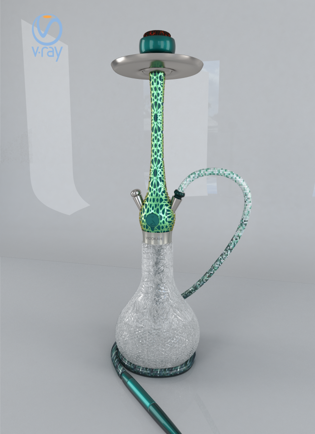 chicha smoke 3D 모델 .c4d .max .obj .3ds .fbx .stl .blend 