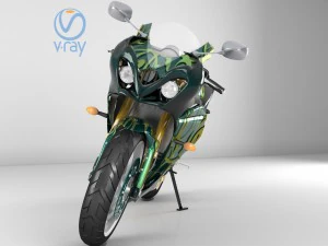 motorcycle 3D Model