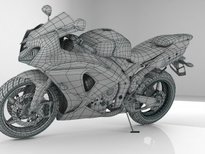 motorcycle 3D-Modell