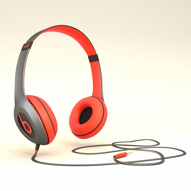 headphone beats 3D Модель .c4d .max .obj .3ds .fbx .stl .blend 