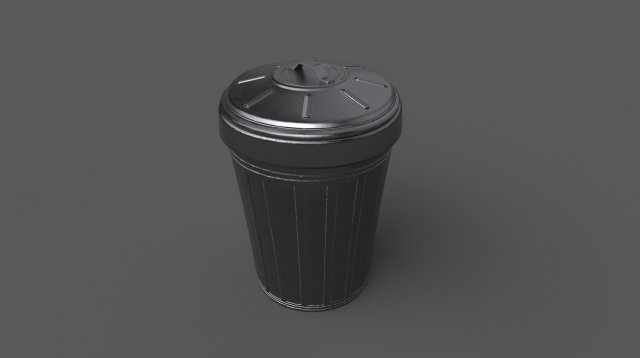 trash can new 3D Model .c4d .max .obj .3ds .fbx .stl .blend 