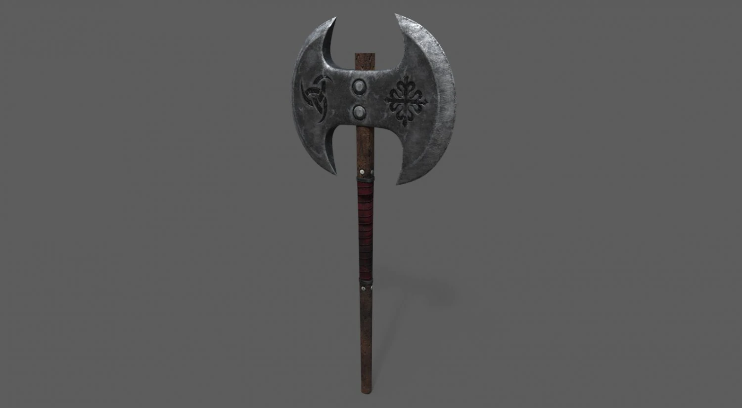 axe lowpoly 3D Model .c4d .max .obj .3ds .fbx .stl .blend 