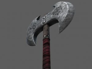 axe lowpoly 3D Model
