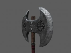 axe lowpoly 3D Model