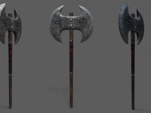 axe lowpoly 3D Model