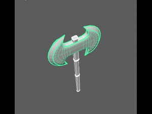 axe lowpoly 3Dモデル