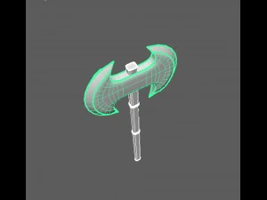 axe lowpoly 3D Model