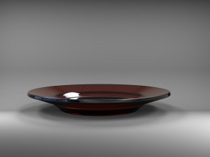 plate 3D Modell