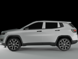3D Low Poly - Jeep Compass model 3D Модель