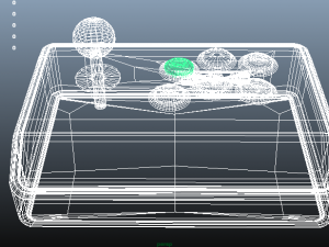 arcade stick Modelo 3D