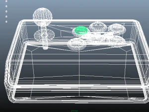 arcade stick 3D Model