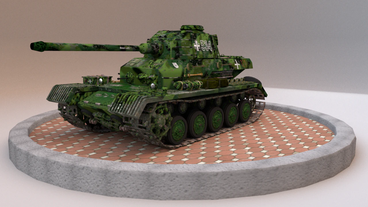 panzer iv 3D Model .c4d .max .obj .3ds .fbx .stl .blend 