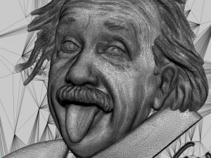 albert einstein pendant for fans Modello di stampa 3D