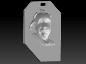 albert einstein pendant for fans Modello di stampa 3D