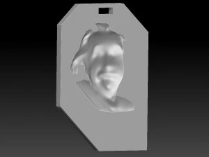 albert einstein pendant for fans 3D Print Model