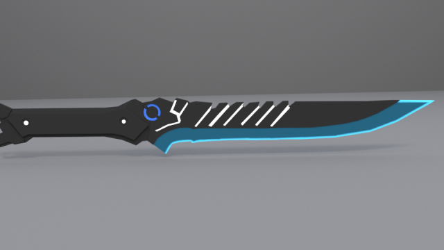 psion knife Modello 3D .c4d .max .obj .3ds .fbx .stl .blend 