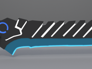 psion knife Modello 3D