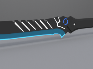 psion knife Modello 3D