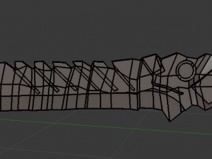 psion knife Modello 3D