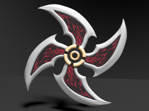 shuriken of the underworld Modelo 3D
