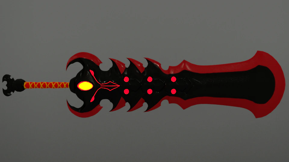 bloodsword of the raven 3D Model .c4d .max .obj .3ds .fbx .stl .blend 