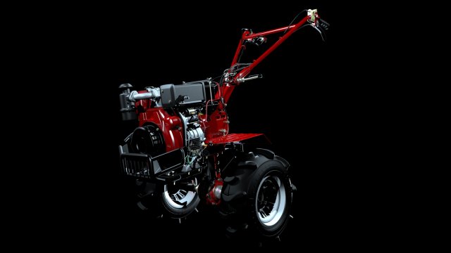 motoblok hoper 9 l-s Modelo 3D .c4d .max .obj .3ds .fbx .stl .blend
