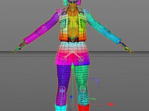 android 18 rigged Modèle 3D