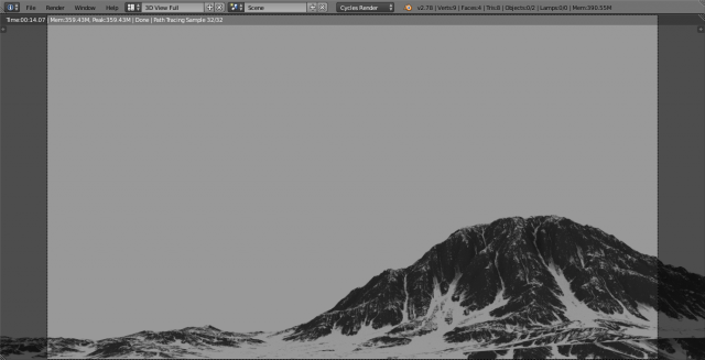 mountain 3D Model .c4d .max .obj .3ds .fbx .stl .blend 
