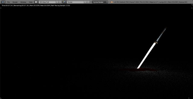 katana 3D Model .c4d .max .obj .3ds .fbx .stl .blend 