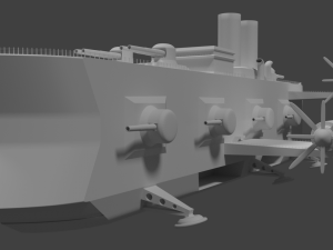 steampunk dreadnought 3D 모델