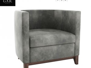 cooper tub chair Modello 3D