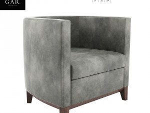 cooper tub chair Modello 3D