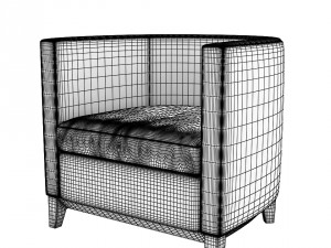 cooper tub chair Modello 3D