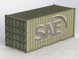 20ft standard shipping container 3D मॉडल