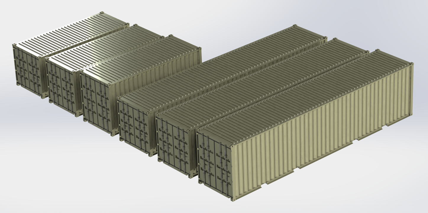 20ft Cube Shipping Container 3d Model In Shipping Containers 3dexport