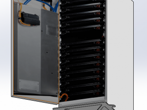 tesla battery pack Modelo 3D