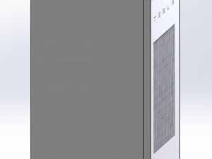 tesla battery pack Modelo 3D