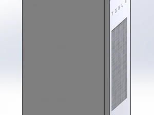 tesla battery pack 3D Model
