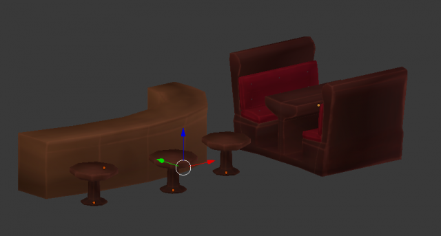 pub assets low poly Model 3D .c4d .max .obj .3ds .fbx .stl .blend 