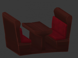 pub assets low poly Model 3D