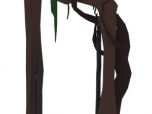 graveyard gate lowpoly 3D Model