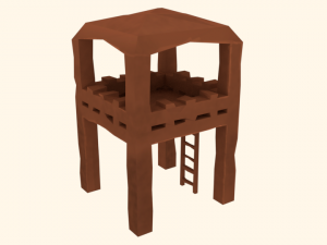 tower low-poly 3D Model