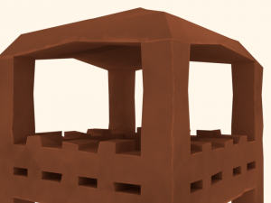 tower low-poly 3D 模型