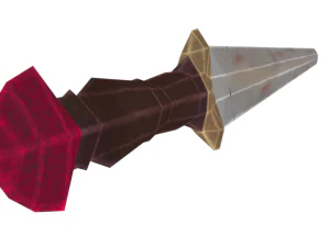 viking sword low poly 3D Model