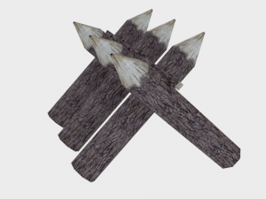 village defence pack low poly 3Dモデル