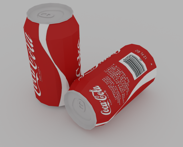 coca cola can 3D मॉडल .c4d .max .obj .3ds .fbx .stl .blend 