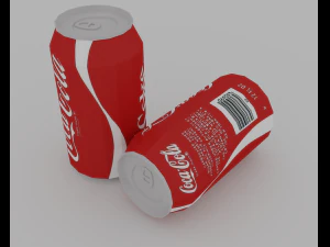 coca cola can 3D Model
