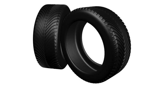 car tire 3D-Modell .c4d .max .obj .3ds .fbx .stl .blend 
