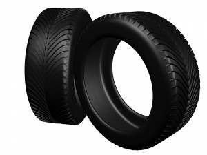 car tire Model 3D